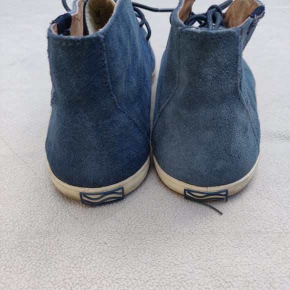 Soludos Desert Boot Chukka Blue Suede Boho Sz 7 - Picture 6 of 9